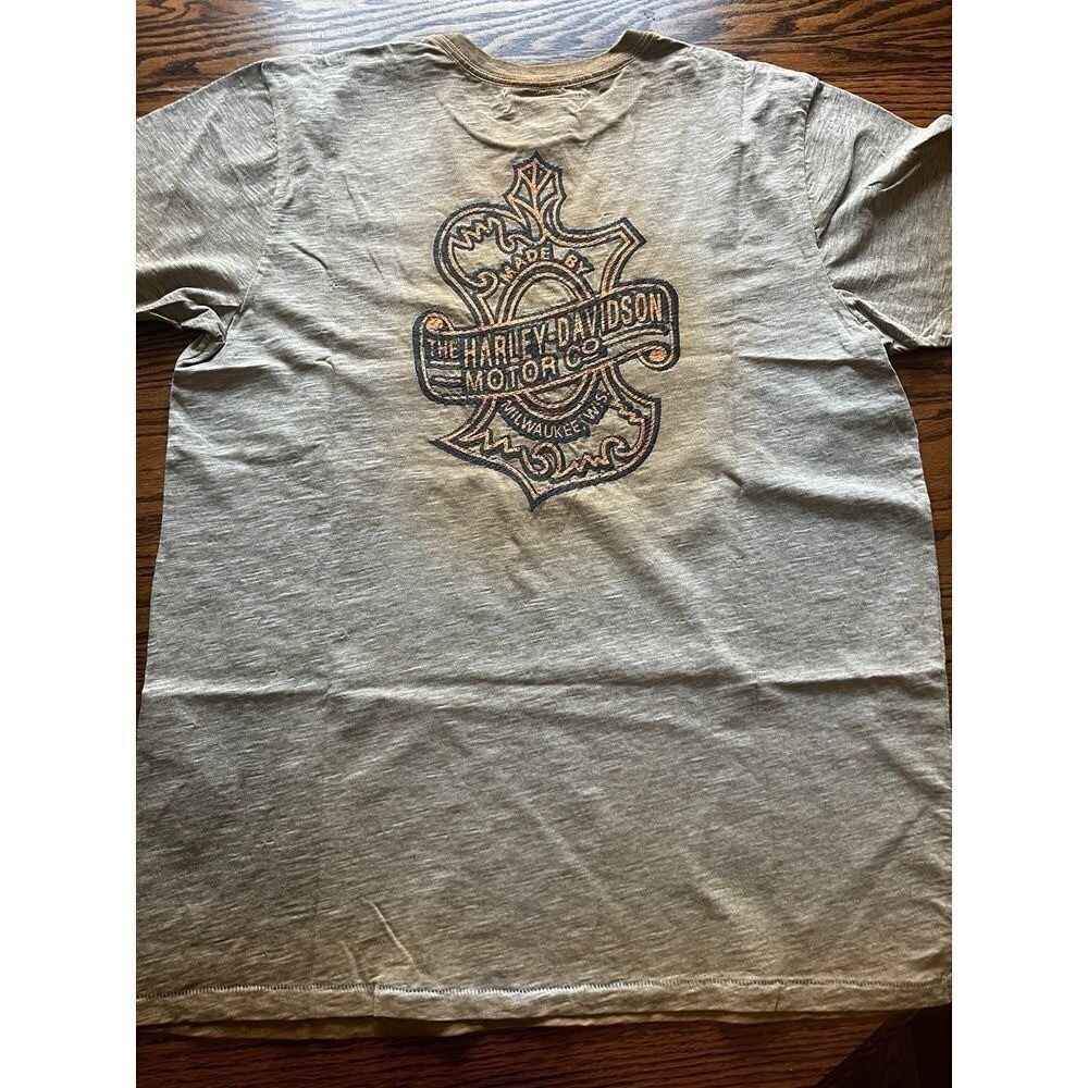 Harley Davidson Men's Rust Stain TShirt - Medium